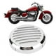thumbnail image 5 of Aspecto Brillante Apto Redondo De Los Accesorios 3,5 De La Modificación De La Motocicleta De La Cubierta Del Cuerno De Chrome, 5 of 7