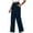 Dark Blue, variant on Guluxicc Womens Athletic Pants Casual Loose Elastic Waist Pants Outdoor Work Wide Leg Trousers, Black, S