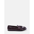 thumbnail image 3 of Free Assembly Women's Faux Leather Tassel Loafers, 3 of 7