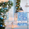thumbnail image 2 of Hello Winter Snowflake Garden Flag 12.5x18 Double Sided Blue Snow Winter Holiday Yard Outdoor Decorative Flag, 2 of 6