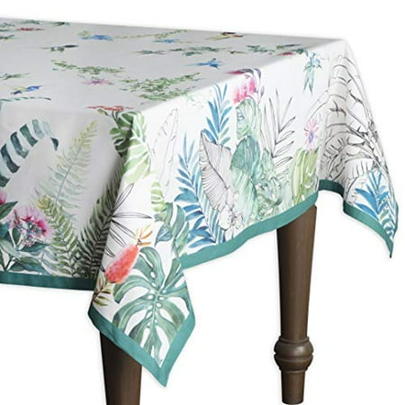 

MOHYN d Hermine Tropiques 100% Cotton Tablecloth 60 Inch by 90 Inch