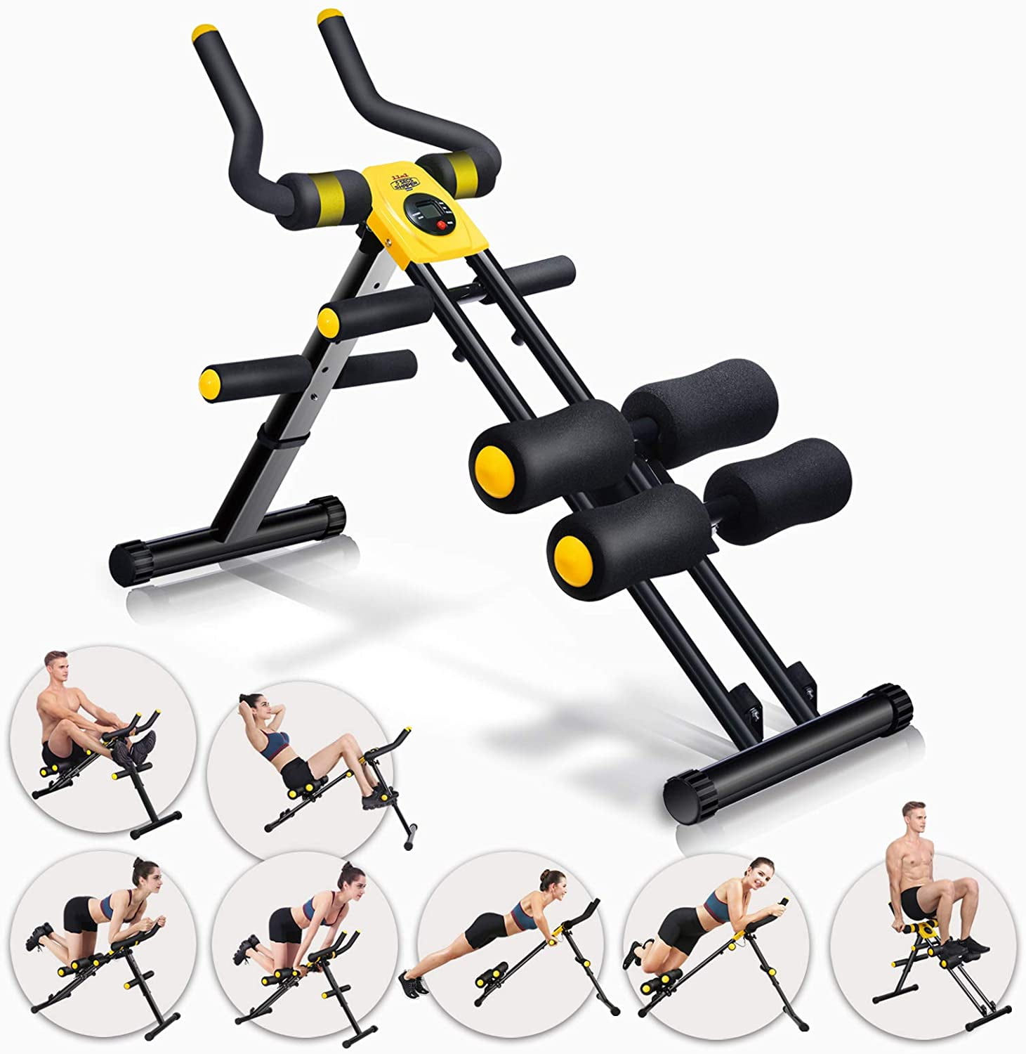 Adjustable Ab Trainer and Workout Machine for Home Kuwait Ubuy