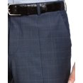 thumbnail image 4 of Hugo Men’s Modern-Fit Dark Blue/Rust Plaid Suit Pants, 4 of 5