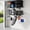 Black-2 pack-2x4 ft w/ 4 hooks, variant on Black 2 pack-1x4 ft Wall Mounted Floating Shelves