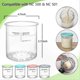 thumbnail image 5 of 4-Pack Pint Containers with Lids for Ice Cream Maker Accessories, 5 of 5