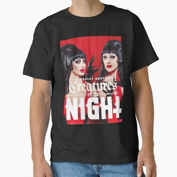 The Boulet Brothers Creatures of the Night Dragula H19659 T-Shirt, for Men and Women, Up to Size 5XL