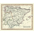 thumbnail image 2 of Fenner 17x15 Gold Ornate Wood Framed with Double Matting Museum Art Print Titled - Ancient Spain - Fenner 1830, 2 of 4