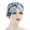 Blue, variant on Women's Hat Printed Ruffle Turban Hat Lightweight Chemo Beanie Hair Loss Wrap Cap