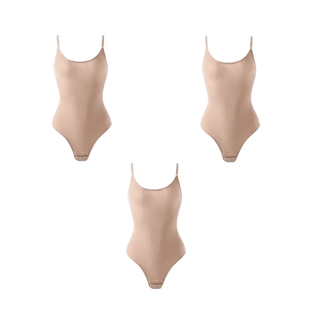 3pcs Panty Faja Body Reductora Moldeadora Sexy Color de la piel Talla:S