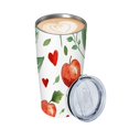 thumbnail image 2 of WYYP Fruit Cartoon Floral Pattern 20oz Car Straw Cup (with Straw) 304 Stainless Steel Push-pull Cup Lid 20oz, 2 of 7