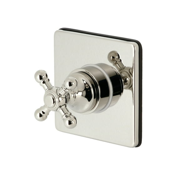 Kingston Brass KS3046BX 3-Way Diverter Valve with Trim Kit, Polished Nickel