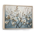 thumbnail image 2 of Designart "Escaping Among White Dogwood Blossoms VI" Dogwood Floater Framed Canvas Prints, 2 of 5
