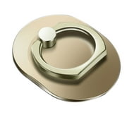 Oval Hand Ring Mobile Phone Stand Holder Smart Phone Car Mount Stand Grip Ring Accessories Gold