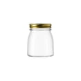 thumbnail image 1 of Contenedor De Vidrio Borgonovo Con Tapa Dorada De 750 Ml Diseño Único, 1 of 3