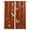 Red, variant on Japanese Style Blackout Curtains for Bedroom/Living Room, Vintage Art Cranes Ocean Wave Red Thermal Insulated Kitchen Drapes with Grommets, Light Blocking Window Treatment, 2 Panels 42" x 45"