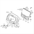 thumbnail image 2 of For 2007-2012 Trunk Lock Actuator Motor, 2 of 5