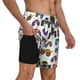 thumbnail image 2 of Balery Cartoon Monster Trucks1 Bañador para hombre, shorts de playa de secado rápido con entrepierna y forro de compresión-XX-Large, 2 of 6