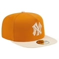 thumbnail image 3 of Men's New Era Orange/Light Beige New York Yankees Two-Tone Color Pack A-Frame 59FIFTY Fitted Hat, 3 of 5