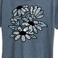 thumbnail image 3 of Instant Message - Patterned Flowers - Women's Short Sleeve Graphic T-Shirt, 3 of 6
