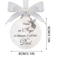 thumbnail image 3 of SLYNSHome Christmas Tree Ornament for Memorial,Memory Gifts Pendant I Have a Angel Xmas Hanging Memory Decoration Sign for Christmas Trees,Bedrooms,Hallways,Shops,Car or as Gift, 3 of 5