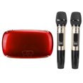 thumbnail image 1 of Gupbes Wireless 5.0 Karaoke Machine 2X Microphone System Home KTV Sound Card, 1 of 8