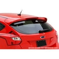 thumbnail image 3 of Ikon Motorsports Compatible with 12-18 Ford Focus Hatchback ST Style Rear Roof Spoiler Window Wing Painted #UA Black, 3 of 7
