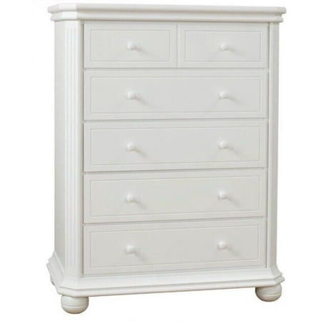 Sorelle 9910 W White Vista Elite 5 Drawer Chest Rare Vintage Ships