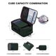 thumbnail image 5 of Mochila de viaje LOVEVOOK Carry on de 40 litros con puerto USB, color verde oscuro, 5 of 8