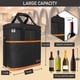 thumbnail image 3 of Bolsa portabotellas para 6 botellas de vino con aislamiento Opux, a prueba de fugas, 30 x 19 x 32 cm, 3 of 8