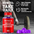 thumbnail image 6 of Teniva Gummies Advanced Formula All Natural Vitamin Supplement 300 Gummies, 6 of 8