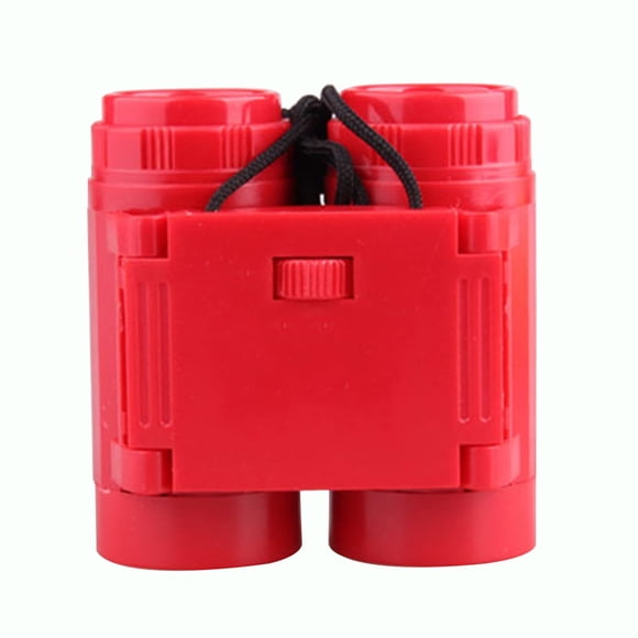 Xingzhi Telescope Kid Portable foldable High Resolution Strap Children Binocular 2.5x Magnification Binoculars Toy Aids Red
