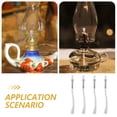 thumbnail image 3 of JUNWELL 4pcs Oil Lamp Replace Wicks Buddha Lamp Wicks Iron Holder Cotton Thread Wicks, 3 of 6