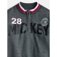 thumbnail image 4 of Mickey and Friends Toddler Boys Quarter Zip Pullover and Pants Set, 2-Piece, Sizes 12M-5T, 4 of 5