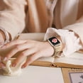 thumbnail image 2 of XiHAMA Scrunchie Bands Compatible with Apple Watch Bands Women 41mm 40mm 38mm 42mm 45mm 46mm, Stylish Stretchy Band Waterproof Elastic Solo Strap Wristband for iWatch SE Apple Watch Series10 9 876543, 2 of 8