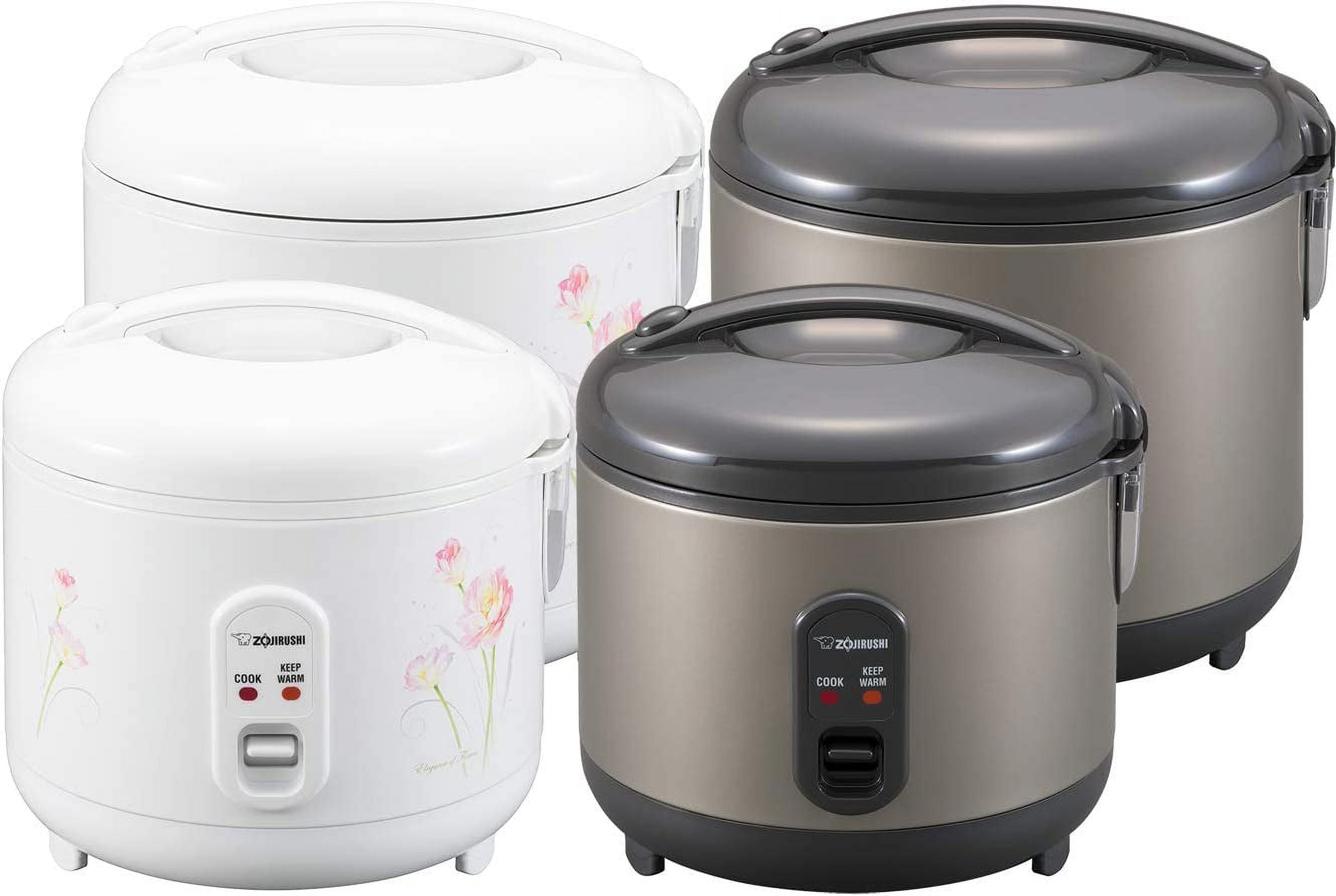 Zojirushi 10 Cup (Uncooked) Automatic Rice Cooker & Warmer Metallic Gray  NS-RPC18HM - Best Buy
