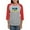 Heather/Red, variant on CafePress - Ukraine Coat Of Arms Flag Long Sleeve T Shirt - Womens Baseball Tee