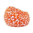 thumbnail image 3 of Housse de Pouf en Lin Imprimé Moderne Canapé Housse de Rangement Jouet Art Print, 3 of 8