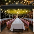 thumbnail image 5 of COBIZI 10x30 Heavy Duty Pop up Canopy with Mosquito Net,Instant Outdoor Shelter Large Canopy Tent for Outside,Gazebo with Mesh Sidewalls for Party,Backyard,Camping,Black, 5 of 10