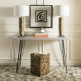 thumbnail image 2 of SAFAVIEH Jefferson Stool Light Oak / Black, 2 of 7