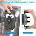thumbnail image 4 of Soporte ajustable para teléfono móvil con ventilación de aire y gancho metálico - Soporte universal para móvil para coche, compatible con smartphones, 4 of 7