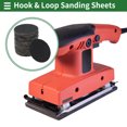 thumbnail image 2 of Unique Bargains Sandpaper Hook & Loop Sanding Sheets 50x50mm Black 60 Grit Round Efficient Grinding and Polishing Automobile Manufacturing and Repair Metal Processing, 2 of 7