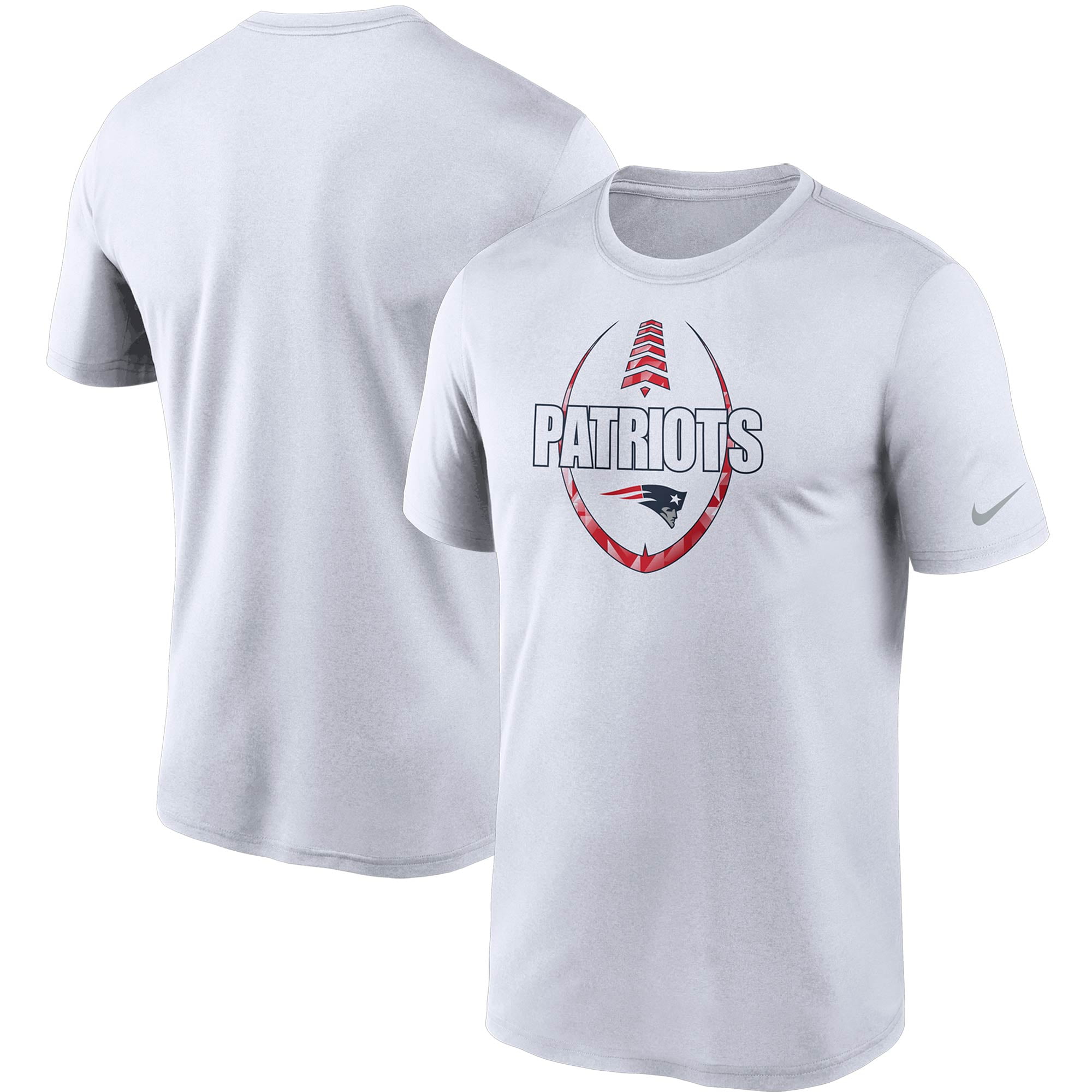 New England Patriots Nike Icon Performance T Shirt White Walmart Com Walmart Com