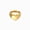 Gold, variant on Women Love Ring Stainless Steel Band Gold Plated For Her