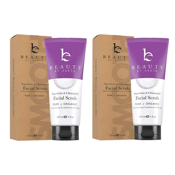 Face Scrub Exfoliating Face Wash Natural & Organic Face Cleanser and