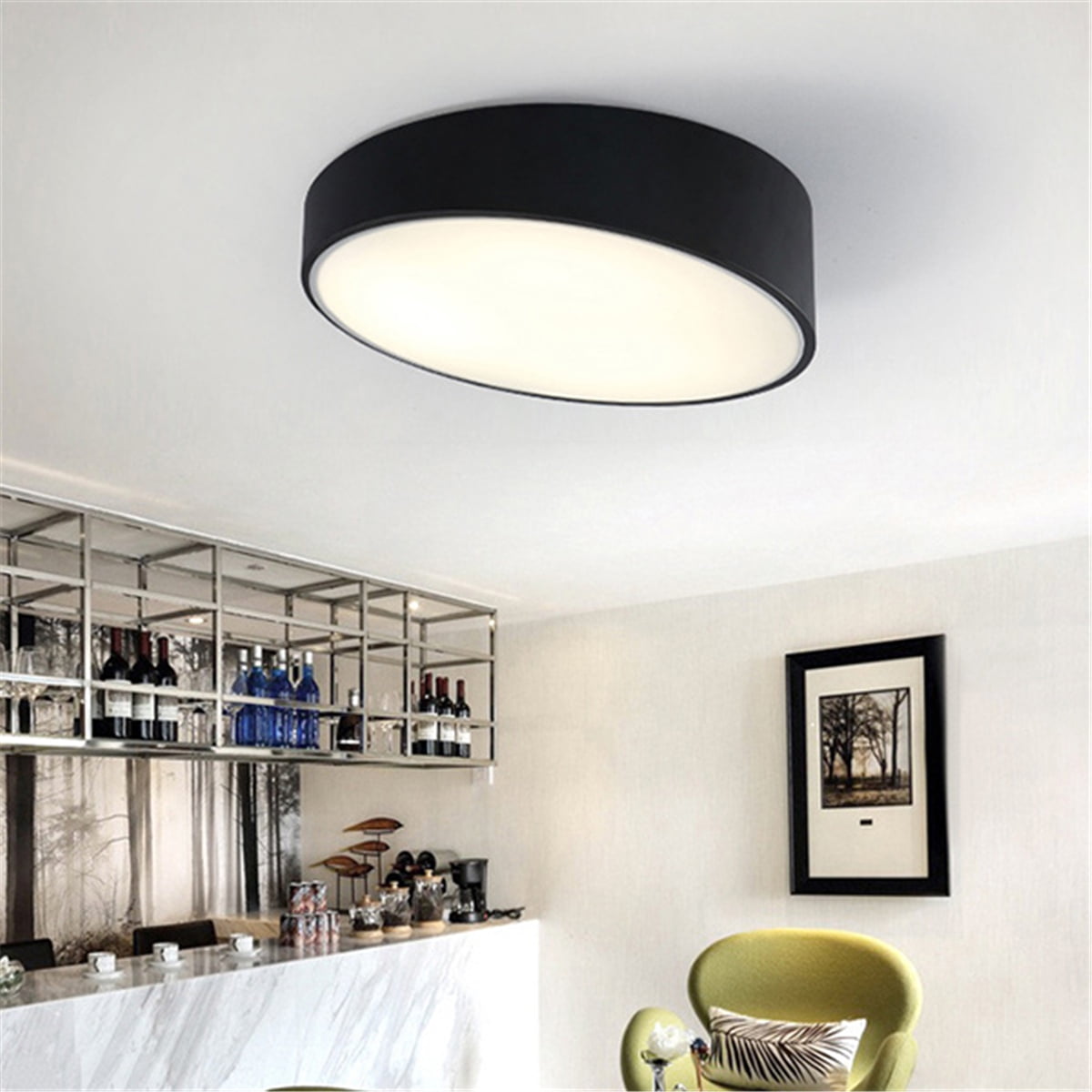 Modern LED Ceiling Light lamp Creative Personality Unique Design Round