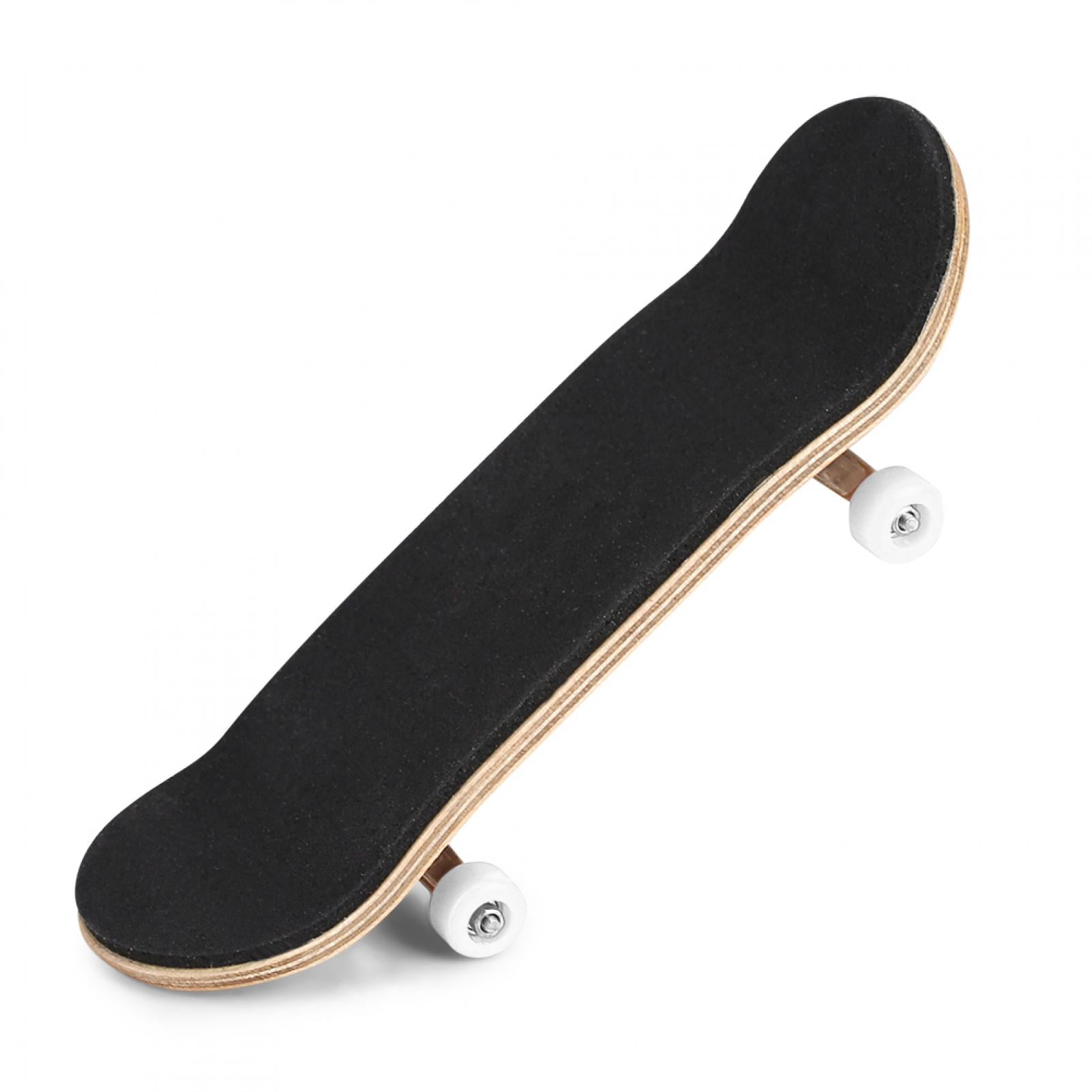 LYUMO 1Pc Maple Wooden+Alloy Fingerboard Finger Skateboards With Box