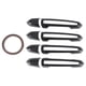 thumbnail image 1 of Cubiertas de manijas de puertas exteriores pegatinas de manijas de puertas que no se desvanecen Anti Scratch 8pcs ABS resistente al desgaste Estilo de fibra de carbono resistente ANGGREK Otros, 1 of 8