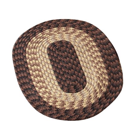 - Versatile Alpine Braided Accent Rug with 3-Tone Coloring for Any Room, 30