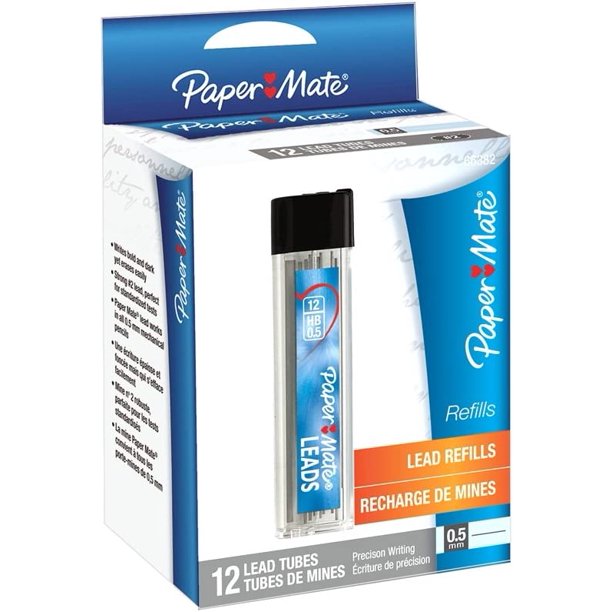 Paper Mate Mechanical Pencil Lead Refills, 0.5Mm, Pack Of 144 Leads