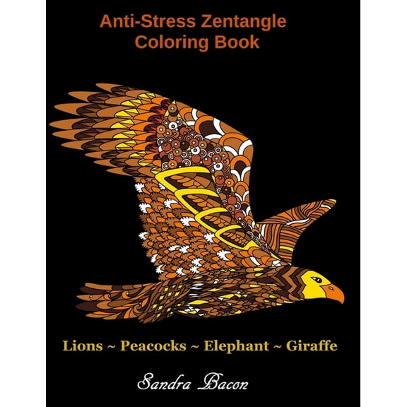 Anti-Stress Zentangle Coloring Book (Paperback)